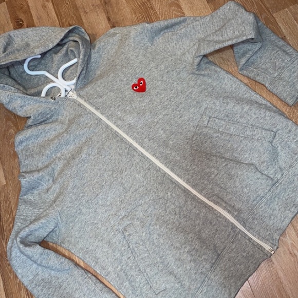 CDG PLAY Full Zip Hoodie - Picture 2 of 3